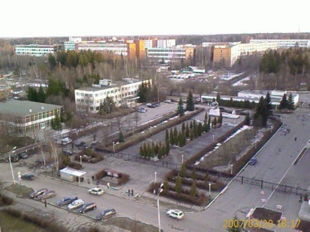 Краснознаменск вид сверху